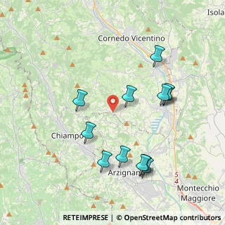 Mappa Via Restena, 36070 Trissino VI, Italia (4.02)