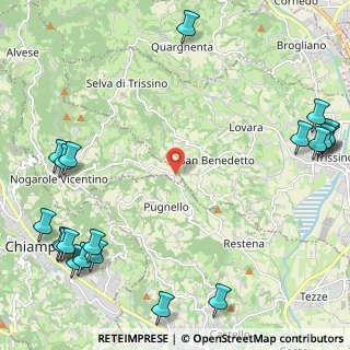 Mappa Via Restena, 36070 Trissino VI, Italia (3.365)