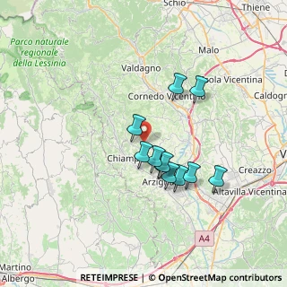 Mappa Via Danieli, 36070 Nogarole Vicentino VI, Italia (5.69636)