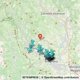 Mappa Via Danieli, 36070 Nogarole Vicentino VI, Italia (4.3555)