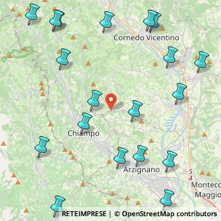 Mappa Via Danieli, 36070 Nogarole Vicentino VI, Italia (6.15)