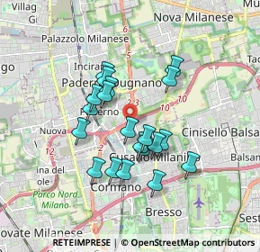 Mappa Via Marco Polo, 20037 Paderno Dugnano MI, Italia (1.429)