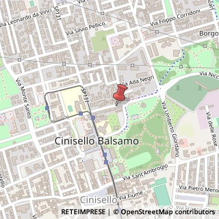 Mappa Via Carmelita de Ponti, 26, 20092 Cinisello Balsamo, Milano (Lombardia)