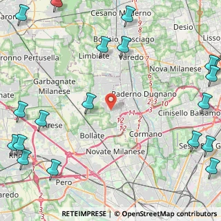 Mappa Via Pietro Gobetti, 20021 Bollate MI, Italia (7.2695)
