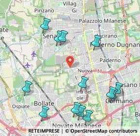 Mappa Via Pace, 20021 Bollate MI, Italia (2.47692)