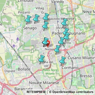 Mappa Via Paolo Veronese, 20021 Bollate MI, Italia (1.63)