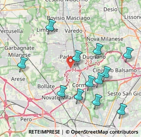 Mappa Dei Giovi, 20037 Paderno Dugnano MI, Italia (4.22833)