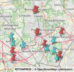 Mappa Dei Giovi, 20037 Paderno Dugnano MI, Italia (4.99563)