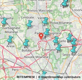 Mappa Dei Giovi, 20037 Paderno Dugnano MI, Italia (6.0355)