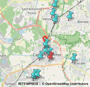 Mappa Via Torriani, 20022 Castano Primo MI, Italia (2.18385)