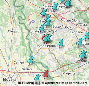 Mappa Via Torriani, 20022 Castano Primo MI, Italia (9.545)