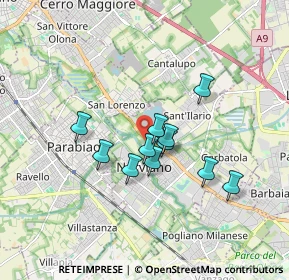 Mappa Piazza Chiesa Colorina, 20014 Nerviano MI, Italia (1.31273)
