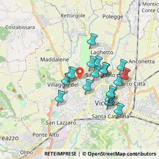 Mappa Via Enrico Forlanini, 36100 Vicenza VI, Italia (1.53421)