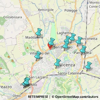 Mappa Via Enrico Forlanini, 36100 Vicenza VI, Italia (2.28923)