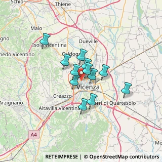 Mappa Via Enrico Forlanini, 36100 Vicenza VI, Italia (4.5775)