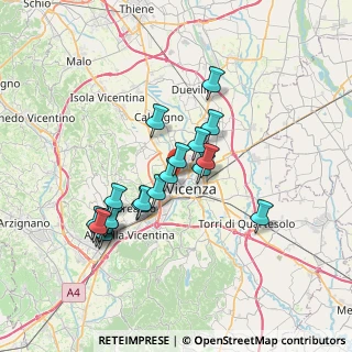 Mappa Via Enrico Forlanini, 36100 Vicenza VI, Italia (6.4115)