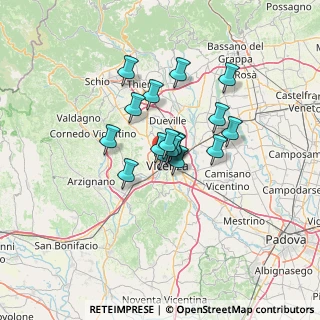 Mappa Via Enrico Forlanini, 36100 Vicenza VI, Italia (8.72235)