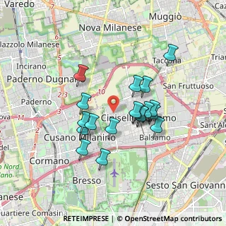 Mappa Via Monte Spluga, 20092 Cinisello Balsamo MI, Italia (1.44158)