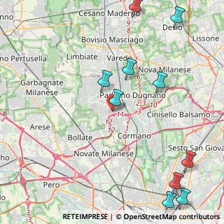 Mappa Via Giancarlo Puecher, 20037 Paderno Dugnano MI, Italia (5.97636)