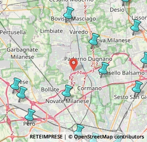 Mappa Via Giancarlo Puecher, 20037 Paderno Dugnano MI, Italia (6.89824)