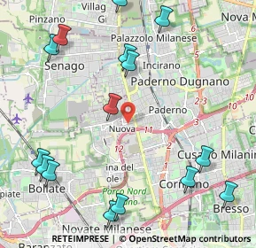 Mappa Via Giancarlo Puecher, 20037 Paderno Dugnano MI, Italia (2.72467)