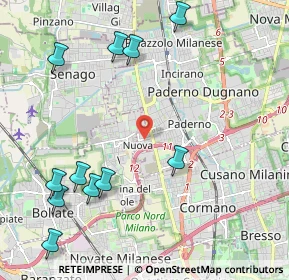 Mappa Via Giancarlo Puecher, 20037 Paderno Dugnano MI, Italia (2.58727)