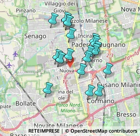 Mappa Via Giancarlo Puecher, 20037 Paderno Dugnano MI, Italia (1.4875)