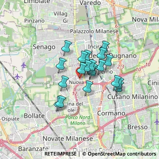 Mappa Via Giancarlo Puecher, 20037 Paderno Dugnano MI, Italia (1.214)