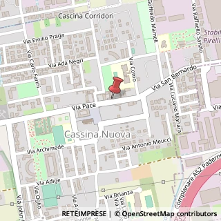 Mappa Via S. Bernardo, 25 Bis, 20021 Bollate, Milano (Lombardia)