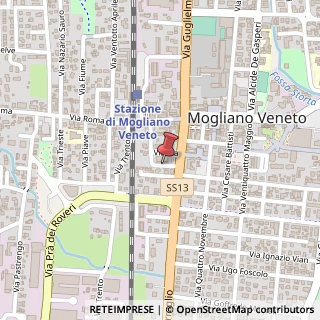 Mappa Via Pia, 1/A, 31021 Mogliano Veneto, Treviso (Veneto)