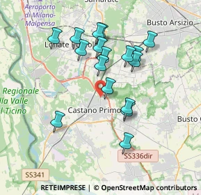 Mappa Via Benedetto Croce, 20022 Castano Primo MI, Italia (3.33471)