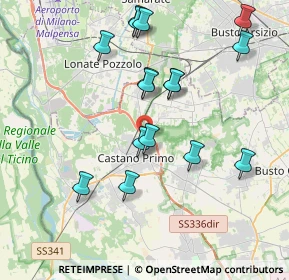 Mappa Via Benedetto Croce, 20022 Castano Primo MI, Italia (3.94188)