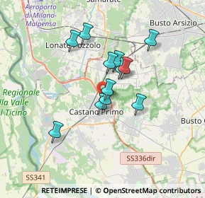 Mappa Via Benedetto Croce, 20022 Castano Primo MI, Italia (2.64667)