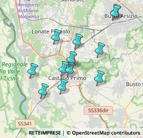 Mappa Via Benedetto Croce, 20022 Castano Primo MI, Italia (3.3875)