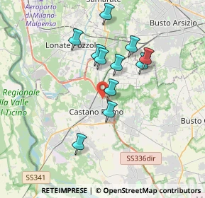 Mappa Via Benedetto Croce, 20022 Castano Primo MI, Italia (3.10727)