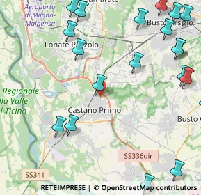 Mappa Via Benedetto Croce, 20022 Castano Primo MI, Italia (5.972)