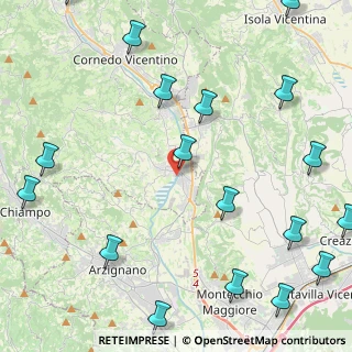 Mappa Via Pasubio, 36070 Trissino VI, Italia (6.36167)