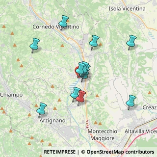 Mappa Via Pasubio, 36070 Trissino VI, Italia (3.38)