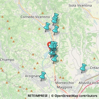 Mappa Via Pasubio, 36070 Trissino VI, Italia (2.85333)