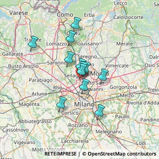 Mappa Via Fosse Ardeatine, 20037 Paderno Dugnano MI, Italia (10.34917)