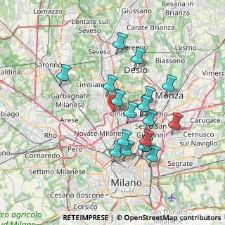 Mappa Via Fosse Ardeatine, 20037 Paderno Dugnano MI, Italia (6.54471)