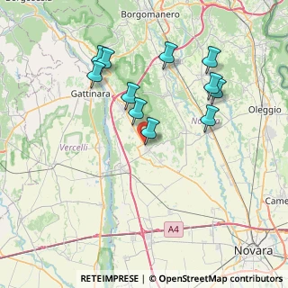 Mappa Via G. Tosalli, 28073 Fara Novarese NO, Italia (7.43091)