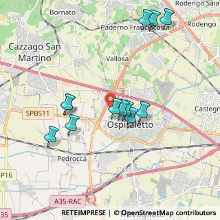 Mappa VIa G. Pascoli, 25035 Ospitaletto BS, Italia (1.88833)