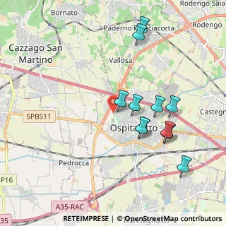 Mappa VIa G. Pascoli, 25035 Ospitaletto BS, Italia (1.91909)