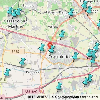 Mappa VIa G. Pascoli, 25035 Ospitaletto BS, Italia (3.4195)