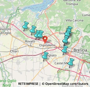 Mappa VIa G. Pascoli, 25035 Ospitaletto BS, Italia (6.78833)