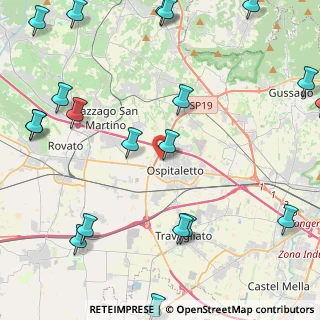 Mappa VIa G. Pascoli, 25035 Ospitaletto BS, Italia (6.327)