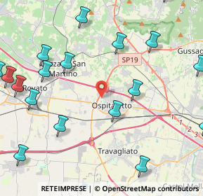 Mappa VIa G. Pascoli, 25035 Ospitaletto BS, Italia (6.057)