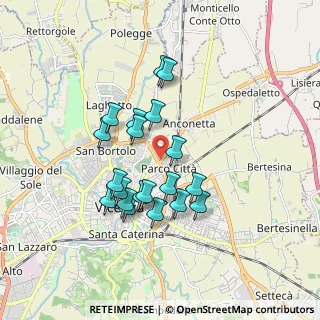 Mappa Viale Trieste, 36100 Vicenza VI, Italia (1.521)
