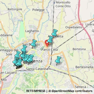 Mappa Viale Trieste, 36100 Vicenza VI, Italia (2.51)